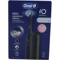 Oral-B iO SERIE 2, Erwachsener, Vibrierende Zahnbürste, Schwarz, Akku, 175 mm, 249 mm