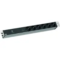 Bachmann 19" 1HE VM 6xCEE7/3 1xGVS-Plus 2,0m CEE7/7