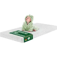 TB Furniture GmbH Babymatratze für Babybett – Kindermatratze 70x140 cm | mit Trittkante | 9 cm hoch | extra hautfreundlicher Bezug | Ergo Kids