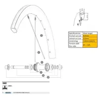 Mavic Cosmic Slr45 26 Rennradfelge