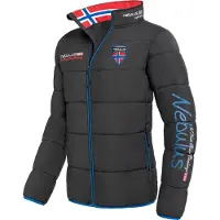 Nebulus Winterjacke EXODUS Herren, warme Outdoorjacke, praktische & vielseitige Übergangs- & Winterjacke, P5917 - Herren, schwarz-kobalt, XL