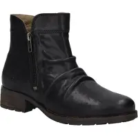 Josef seibel Stiefelette "Kate 05, dunkelblau", Damen, Gr. 38, blau (dunkelblau), Obermaterial: 100% Rindsleder Leather cow., Schuhe Stiefelette