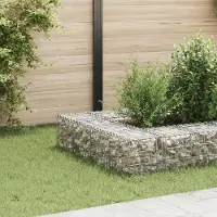 StarTech.com Gabionenwürfel Hochbeet - Drahtkorb - Maße 30x30x30 cm - Eisendraht - Für Gartenbeet - Silberfarben