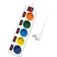 Logilink LPS258, 1,5 m, Drinnen, Typ F, Type F (CEE 7/4), IP20, 1,5 mm²