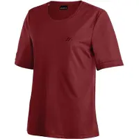 Maier Sports T-Shirt "Da-Shirt 1/2 Arm Waltraud H/S", Damen, Gr. 48, rot (sun dried tomato), Obermaterial: 100% Polyester, Shirts T-Shirt, für sportliche Aktivitäten geeignet, mit 1/2-Arm