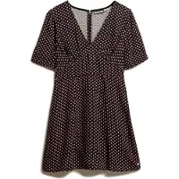 Superdry Printed Tea Kurzes Kurzarmkleid