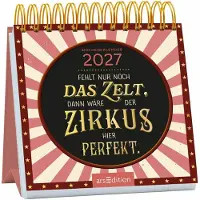 Sonstige Verlage Mini-Wochenkalender Fehlt nur noch das Zelt, dann wäre der Zirkus hier perfekt. 2027