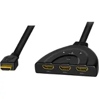 Logilink HD0040, HDMI, ABS, Schwarz, 30 Hz, 10,2 Gbit/s, 340 MHz
