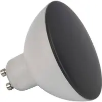 LIGHTME LED-Lampe GU10 4,9W CCT 2.700/4.000K Ø 7cm schwarz