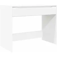 Syfax Schreibtisch mit Schubladen Weiß 100 x 50 x 78 cm Holzwerkstoff