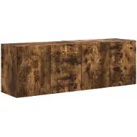 Syfax TV-Wandschrank 2 pcs Geräucherte Eiche 59,5 x 31 x 40 cm