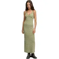 Superdry Stripe Rib Jersey ärmelloses Langes Kleid
