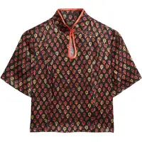 Superdry Mandarin Jacquard Kurzarm-t-shirt
