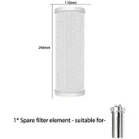 StarTech.com Rückspül-Wasserfilter Ersatzpatrone - Vorfilter Einsatz - Edelstahlsiebgewebe - DN15 6 L/min - Haushaltswasseraufbereitung - Modell 127-10