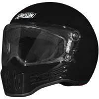 Simpson M30 Motorrad Helm, schwarz, XL