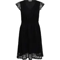 Cream Midikleid "Damen Kleid CRMaybelle", Damen, Gr. S, N-Gr, schwarz (pitch schwarz), Obermaterial: 90% Nylon NY. 10% Elasthan EL., Kleider Midikleid