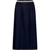 Betty Barclay Schlupfrock "Schlupfrock mit elastischem Bund", Damen, Gr. 42, blau (dunkelblau), Einsatz: 99% Polyester PES. 1% Elasthan EL., Röcke Schlupfrock