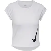 Nike - Women's Swoosh Run Dri-FIT S/S Running Top - Laufshirt Gr S weiß