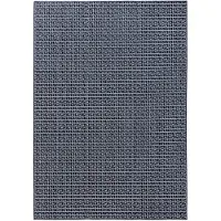 Benuta In- & Outdoor Teppich Lou Blau 80x150 cm Teppich Wohnzimmer Outdoorteppich Rechteckig Muster Modern Kurzflor Skandinavisch