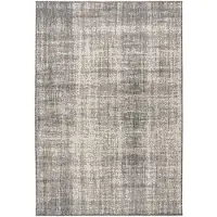 Kayoom Teppich "Nibru 625", grau (silber), B:60cm H:5mm L:110cm, Polypropylen, Teppiche, Teppich, Flachgewebe, In- und Outdoor geeignet, schnell trocknend