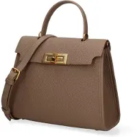 Chiara Ferretti Sonnenblumengelbsche Handtasche aus Kunstleder, Italy. Elegant und vielseitig