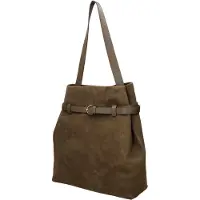 Chiara Ferretti Damentasche Marcella Echtes Leder Schwarz Black B ONE 30x32x12 cm 6327- NERO
