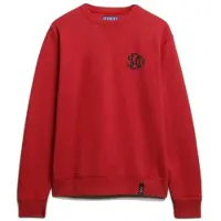 Superdry für Herren. M2014491A Merchant Sweatshirt rot (M), Lässig, Baumwolle