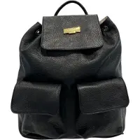 Baldinini Damen Handtasche Rucksack Schwarz Leder Modell Nero uni 29x23x10 cm CF 1778_LUCCA_Nero/Black_UNI