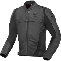 Bogotto Black-X Motorrad Lederjacke, schwarz, S