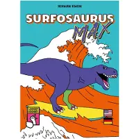 Loosey Goosey Games Kartenspiel Surfosaurus MAX mit Karten in sieben Farben und Werten von 01 bis 12