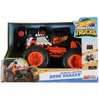 Happy People RC-Monstertruck "HOT WHEELS Bone Shaker", rot, Fernlenkfahrzeuge, KinderB:14cm H:13,5cm, Kunststoff, RC-Monstertruck, B:14cm H:13,5cm