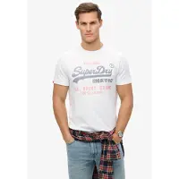 Superdry Rundhalsshirt "VL HERITAGE RELAXED TEE" Relaxed Fit, aus Baumwolle und Single Jersey, Kurzarm, pflegeleicht