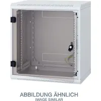Triton 19" Rack Wall-mount 15U/500 glass door, Wandmontiertes Regal, 30 kg, 26,3 kg, Grau