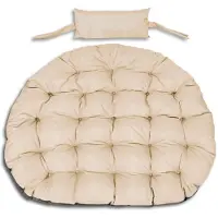 AIO Factory Gartenkissen 120 cm für Hängesessel Storchennest, wasserdicht, beige