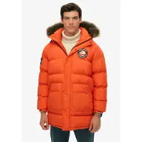 Superdry für Herren. M5012208A Parka Lang Everest Baffled orange (XXL), Lässig, Polyester