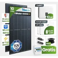 TEPTO 10 kWp FoxEss PV-Anlage 22x Trina 465Wp Black Frame 23,04kWh Speicher Notstromfä...