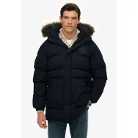 Superdry "EVEREST LONGLINE BAFFLED PARKA" mit Kapuze Oversize-Passform, aus Polyester und Kunstfaser, mit Reißverschluss