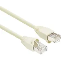 ACT IB7007, 7 m, Cat5e, S/FTP (S-STP), RJ-45, RJ-45, Elfenbein