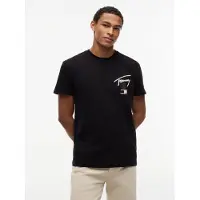 Tommy Hilfiger T-Shirt "TJM REGULAR CITY SIGNATURE" mit Tommy-Signatur-Logo auf dem Rücken