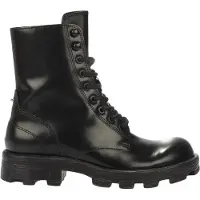 Diesel - "D-Hammer" Springerstiefel für Damen, Leder GT27616 (41,5 EU) (Schwarz)