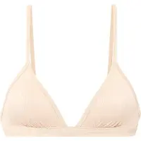 Copenhagen Studios Triangel-Bikini-Top "Antio", Damen, Gr. 34, Cup A/B, beige (creme), Recycling-Polyamid, Strukturmuster, Bikini-Oberteile Triangel-Bikini-Top, in moderner Strukturware
