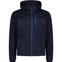 CMP Herren Softshelljacke MAN JACKET ZIP HOOD 35A1717-N950 50 - Black Blue - 50
