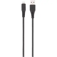 Vivanco ViVancoLongLife, 1,5 m, Lightning, USB A, Männlich, Männlich, Schwarz