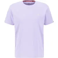 Alpha industries T-Shirt "Unisex EMB T-Shirt", Herren, Gr. XS, lila (pale violet), Obermaterial: 100% Baumwolle, Shirts T-Shirt