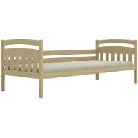 RAUMHIRSCH FURNITURE raumhirsch Kinderbett Tosia mit Matratze Natur unlackiert 80/180 | Jugendbett
