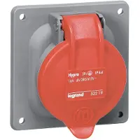 Legrand Einbausteckdose 400V 63A 5P Hypra IP44 - 053824