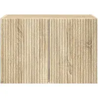 vidaXL TV-Wandschrank 59,5 x 31 x 40 cm Sonoma-Eiche Holzwerkstoff