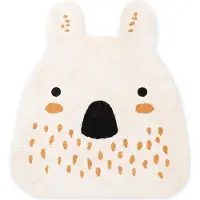 Hanse Home Kinderteppich "Nienchen", beige (creme multifarben), B:120cm H:10mm L:137cm, Baumwolle, Teppiche, Kinderteppich, Waschbar, Handgemacht, Baumwolle, Rutschfest Spielteppich Kinderzimmer