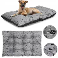 AIO Factory Hundebett PRESTIGE Kissen 140x100 cm wasserdicht Knochen schwarz