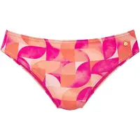 LASCANA Bikini-Hose "Tilly", Damen, Gr. 42, N-Gr, pink (beere, pfirsich), Recycling-Polyamid, bedruckt, Badehosen Bikini-Hose, mit modernem Allover-Print, Topseller